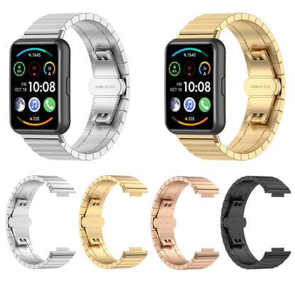 Pour Huawei Watch Fit 2 Bracelet de montre en acier inoxydable à une perle en métal