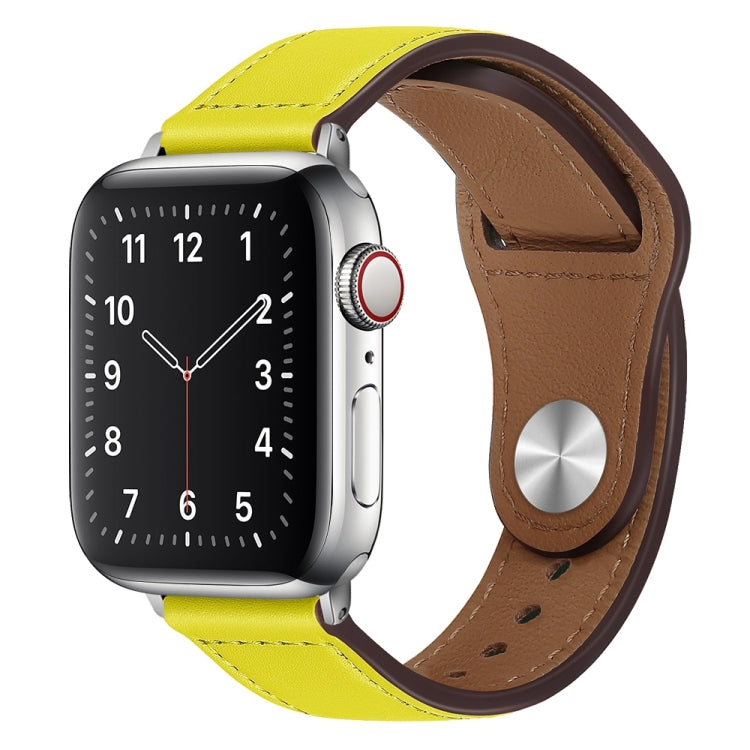 Bracelet de montre à boucle argentée en cuir PU pour la série Apple Watch, 7 45mm / 6&SE&5&4 44mm / 3&2&1 42mm, 7 41mm / 6&SE&5&4 40mm / 3&2&1 38mm