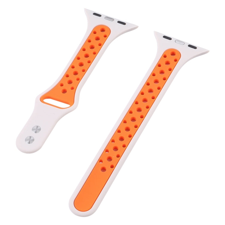 Bracelet de montre à petite taille à double clou pour la série Apple Watch, 7 45mm / 6&SE&5&4 44mm / 3&2&1 42mm, 7 41mm / 6&SE&5&4 40mm / 3&2&1 38mm