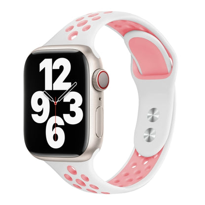 Bracelet de montre à petite taille à double clou pour la série Apple Watch, 7 45mm / 6&SE&5&4 44mm / 3&2&1 42mm, 7 41mm / 6&SE&5&4 40mm / 3&2&1 38mm
