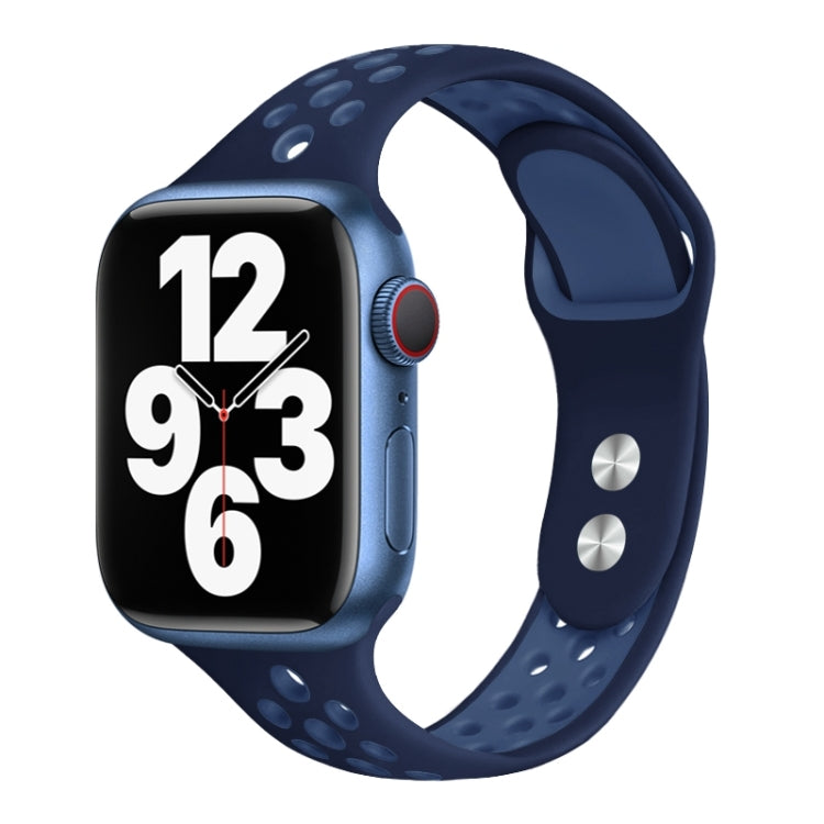 Bracelet de montre à petite taille à double clou pour la série Apple Watch, 7 45mm / 6&SE&5&4 44mm / 3&2&1 42mm, 7 41mm / 6&SE&5&4 40mm / 3&2&1 38mm