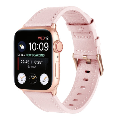 Bracelet de montre universel en cuir véritable pour la série Apple Watch, 7 45mm / 6&SE&5&4 44mm / 3&2&1 42mm, 7 41mm / 6&SE&5&4 40mm / 3&2&1 38mm