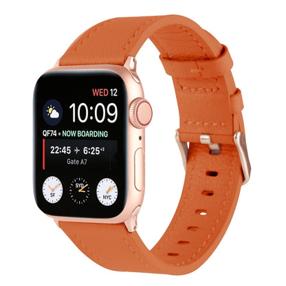 Bracelet de montre universel en cuir véritable pour la série Apple Watch, 7 45mm / 6&SE&5&4 44mm / 3&2&1 42mm, 7 41mm / 6&SE&5&4 40mm / 3&2&1 38mm