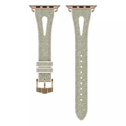 Bracelet de montre à paillettes minces pour la série Apple Watch, 7 45mm / 6&SE&5&4 44mm / 3&2&1 42mm, 7 41mm / 6&SE&5&4 40mm / 3&2&1 38mm