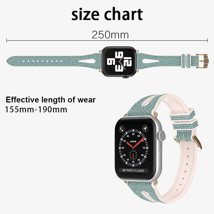 Bracelet de montre à paillettes minces pour la série Apple Watch, 7 45mm / 6&SE&5&4 44mm / 3&2&1 42mm, 7 41mm / 6&SE&5&4 40mm / 3&2&1 38mm