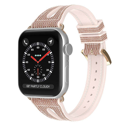 Bracelet de montre à paillettes minces pour la série Apple Watch, 7 45mm / 6&SE&5&4 44mm / 3&2&1 42mm, 7 41mm / 6&SE&5&4 40mm / 3&2&1 38mm