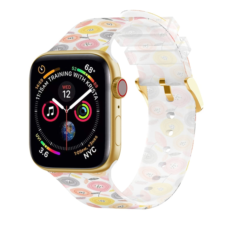 Bracelet de montre transparent à boucle carrée pour la série Apple Watch, 7 45mm / 6&SE&5&4 44mm / 3&2&1 42mm, 7 41mm / 6&SE&5&4 40mm / 3&2&1 38mm
