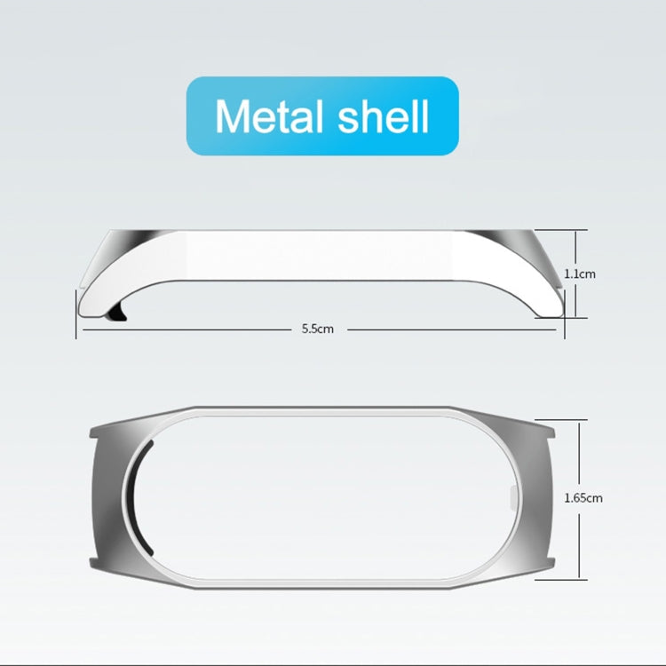 Bracelet de montre en métal milanais, For Xiaomi Mi Band 7