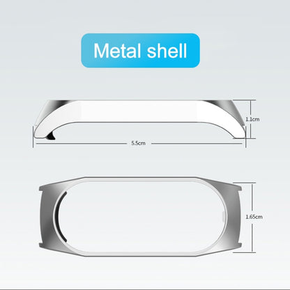 Bracelet de montre en métal milanais, For Xiaomi Mi Band 7