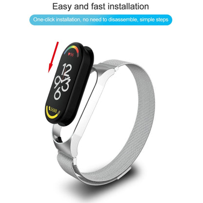 Bracelet de montre en métal milanais, For Xiaomi Mi Band 7