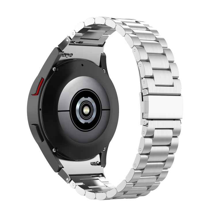 Bracelet de montre en acier à trois souches, For Samsung Galaxy Watch 5 40mm, For Samsung Galaxy Watch 5 Pro 45mm