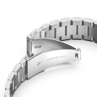 Bracelet de montre en acier à trois souches, For Samsung Galaxy Watch 5 40mm, For Samsung Galaxy Watch 5 Pro 45mm