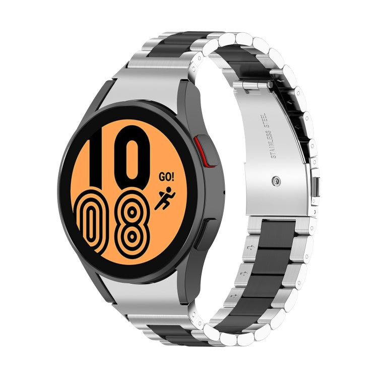Bracelet de montre en acier à trois souches, For Samsung Galaxy Watch 5 40mm, For Samsung Galaxy Watch 5 Pro 45mm