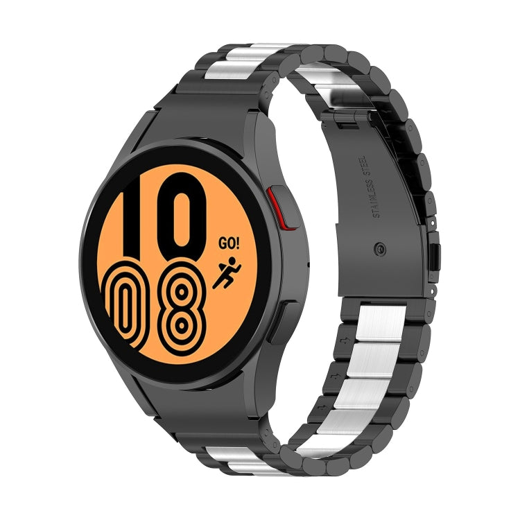 Bracelet de montre en acier à trois souches, For Samsung Galaxy Watch 5 40mm, For Samsung Galaxy Watch 5 Pro 45mm