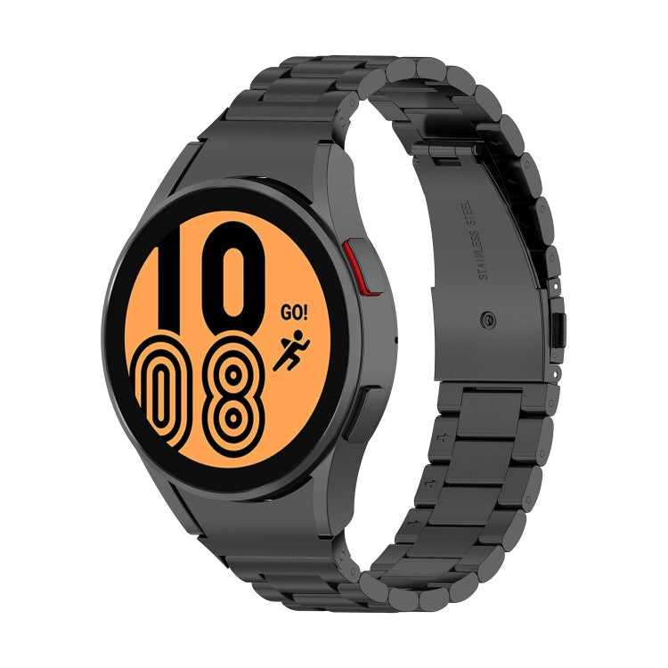 Bracelet de montre en acier à trois souches, For Samsung Galaxy Watch 5 40mm, For Samsung Galaxy Watch 5 Pro 45mm