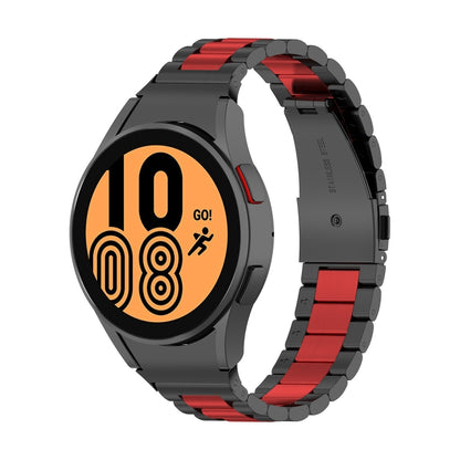 Bracelet de montre en acier à trois souches, For Samsung Galaxy Watch 5 40mm, For Samsung Galaxy Watch 5 Pro 45mm