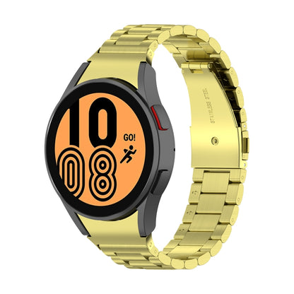Bracelet de montre en acier à trois souches, For Samsung Galaxy Watch 5 40mm, For Samsung Galaxy Watch 5 Pro 45mm