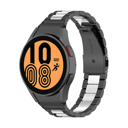 Bracelet de montre en acier à trois souches, For Samsung Galaxy Watch 5 40mm, For Samsung Galaxy Watch 5 Pro 45mm