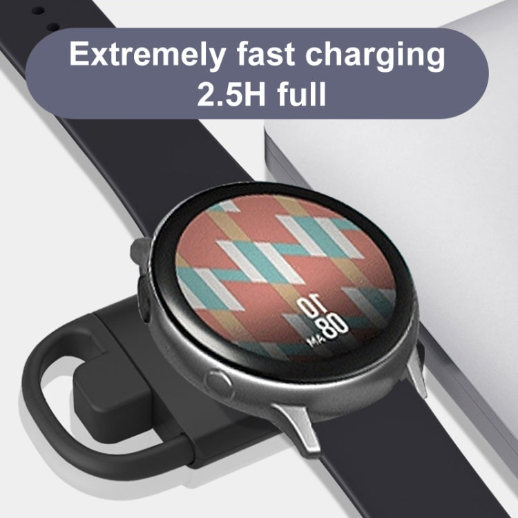 Chargeur de montre intelligent sans fil portable double USB T09-S pour la série de montres Samsung, For Samsung Watch Series
