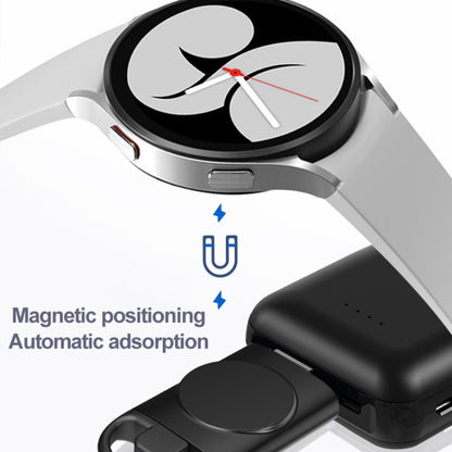 Chargeur de montre intelligent sans fil portable double USB T09-S pour la série de montres Samsung, For Samsung Watch Series