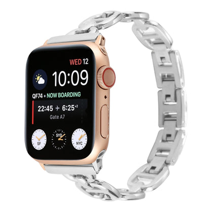 Bracelet de montre en acier pour la série Apple Watch, 7 45mm / 6&SE&5&4 44mm / 3&2&1 42mm, 7 41mm / 6&SE&5&4 40mm / 3&2&1 38mm