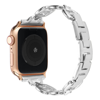 Bracelet de montre en acier pour la série Apple Watch, 7 45mm / 6&SE&5&4 44mm / 3&2&1 42mm, 7 41mm / 6&SE&5&4 40mm / 3&2&1 38mm