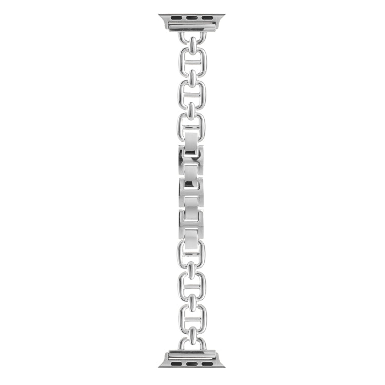 Bracelet de montre en acier pour la série Apple Watch, 7 45mm / 6&SE&5&4 44mm / 3&2&1 42mm, 7 41mm / 6&SE&5&4 40mm / 3&2&1 38mm