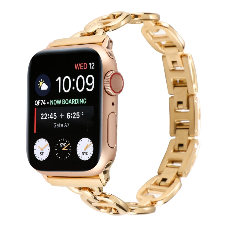 Bracelet de montre en acier pour la série Apple Watch, 7 45mm / 6&SE&5&4 44mm / 3&2&1 42mm, 7 41mm / 6&SE&5&4 40mm / 3&2&1 38mm