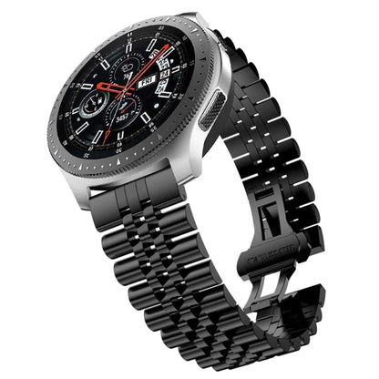 Pour Samsung Galaxy Watch 5 40mm / 44mm Bracelet de montre en acier inoxydable à cinq perles