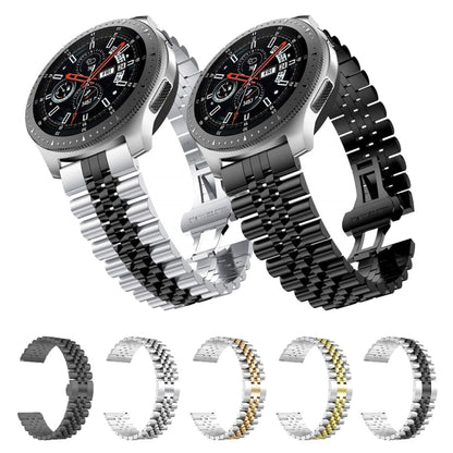 Pour Samsung Galaxy Watch 5 40mm / 44mm Bracelet de montre en acier inoxydable à cinq perles