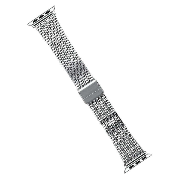 Bracelet de montre en acier pour la série Apple Watch, 7 45mm / 6&SE&5&4 44mm / 3&2&1 42mm, 7 41mm / 6&SE&5&4 40mm / 3&2&1 38mm