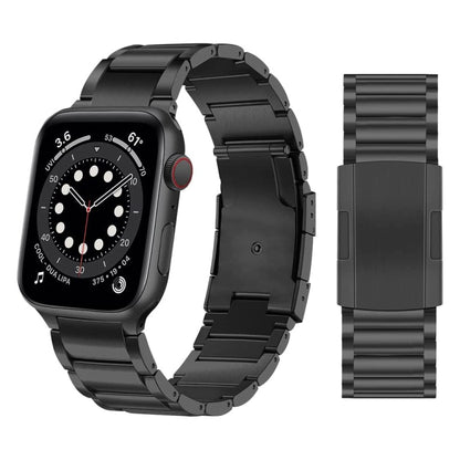 Bracelet de montre en alliage de titane pour la série Apple Watch, 7 45mm / 6&SE&5&4 44mm / 3&2&1 42mm, 7 41mm / 6&SE&5&4 40mm / 3&2&1 38mm