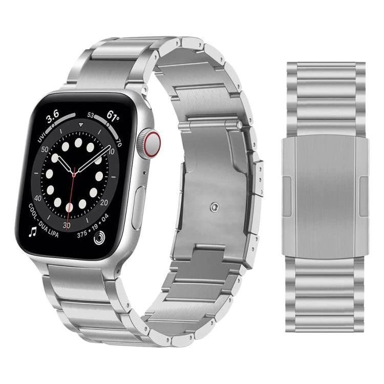 Bracelet de montre en alliage de titane pour la série Apple Watch, 7 45mm / 6&SE&5&4 44mm / 3&2&1 42mm, 7 41mm / 6&SE&5&4 40mm / 3&2&1 38mm