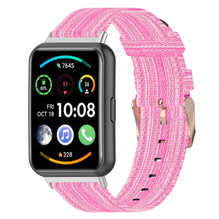 Bracelet de montre tissé en nylon, For Huawei Watch Fit 2