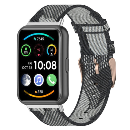 Bracelet de montre tissé en nylon, For Huawei Watch Fit 2
