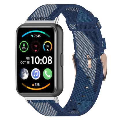 Bracelet de montre tissé en nylon, For Huawei Watch Fit 2