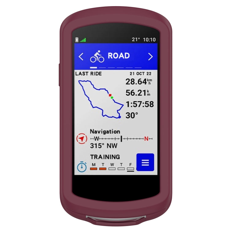 Coque en silicone pour chronomètre à couverture arrière complète, For Garmin Edge 1040