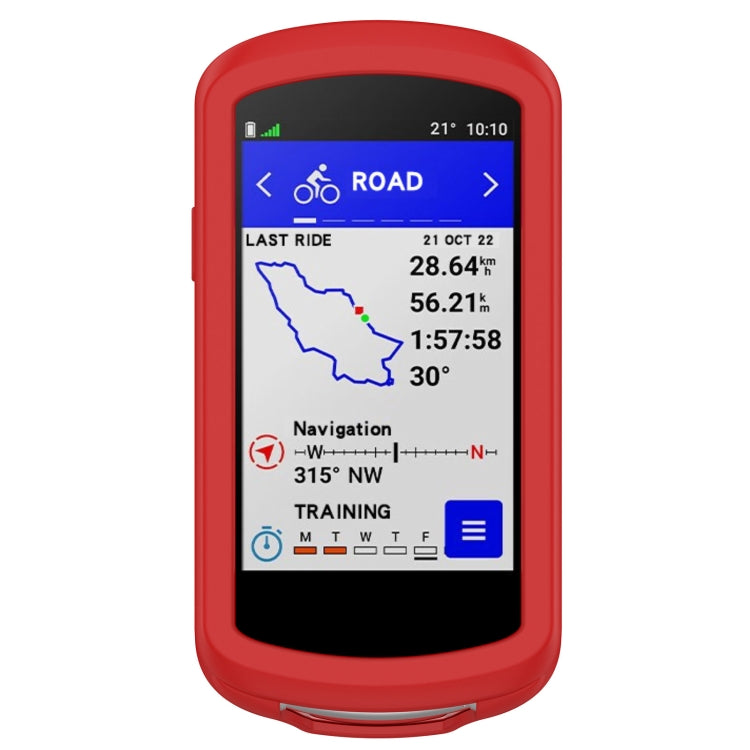 Coque en silicone pour chronomètre à couverture arrière complète, For Garmin Edge 1040