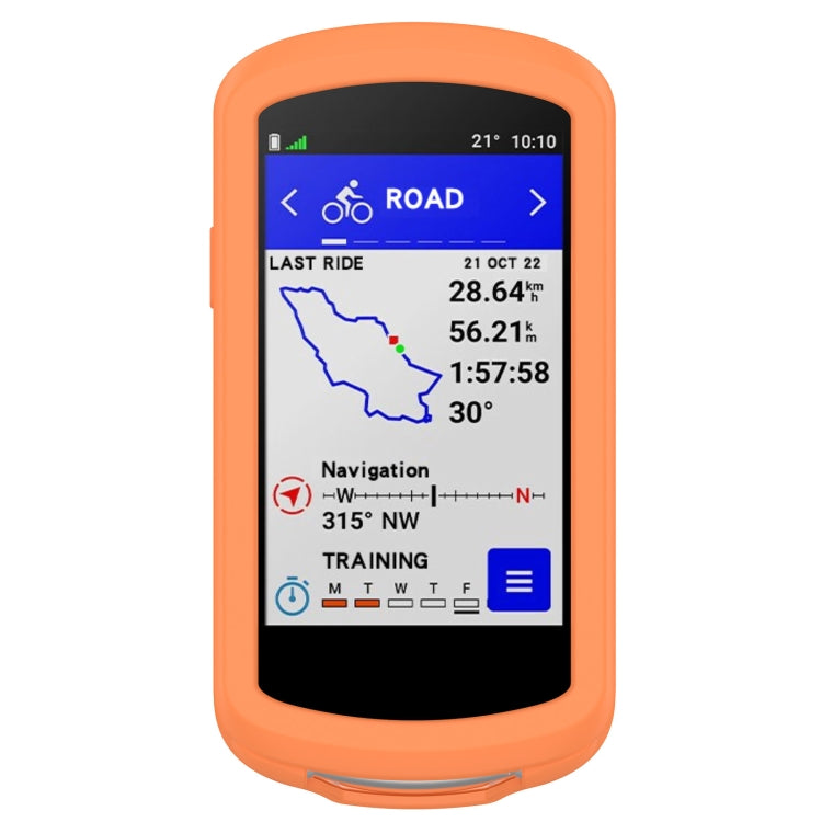 Coque en silicone pour chronomètre à couverture arrière complète, For Garmin Edge 1040