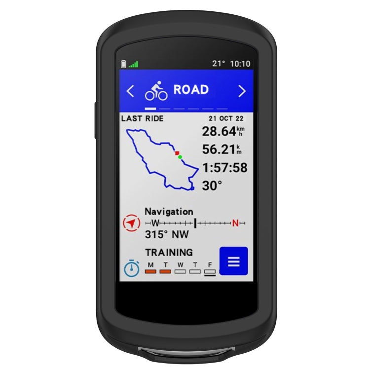 Coque en silicone pour chronomètre à couverture arrière complète, For Garmin Edge 1040