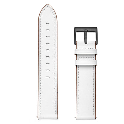 Bracelet de montre en fil à coudre en cuir première couche 20 mm / 22 mm, For Huawei Watch GT3 Pro 43mm / 46mm