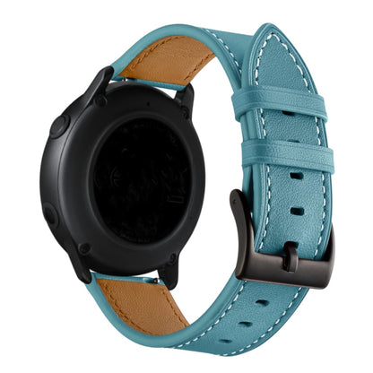 Bracelet de montre en fil à coudre en cuir première couche 20 mm / 22 mm, For Huawei Watch GT3 Pro 43mm / 46mm