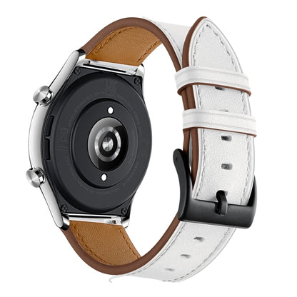 Bracelet de montre avec fil à coudre en cuir de vachette 22 mm, For Honor Watch GS 3