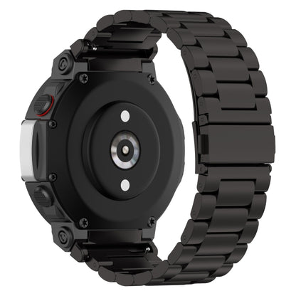 Pour Huami Amazfit T-Rex 2 Bracelet de montre en acier à trois souches