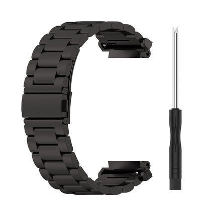 Pour Huami Amazfit T-Rex 2 Bracelet de montre en acier à trois souches