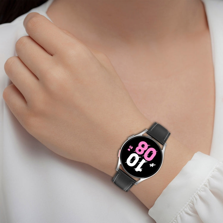 Bracelet de montre en cuir de qualité supérieure, For Samsung Galaxy Watch 5 40mm, For Samsung Galaxy Watch 5 44mm, For Samsung Galaxy Watch 5 Pro 45mm
