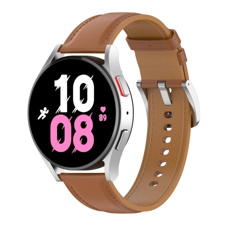 Bracelet de montre en cuir de qualité supérieure, For Samsung Galaxy Watch 5 40mm, For Samsung Galaxy Watch 5 44mm, For Samsung Galaxy Watch 5 Pro 45mm