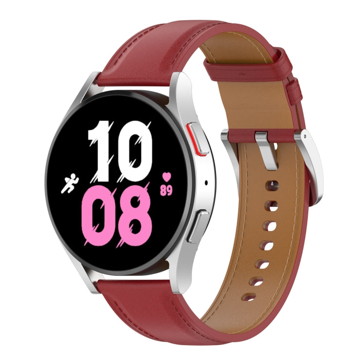 Bracelet de montre en cuir de qualité supérieure, For Samsung Galaxy Watch 5 40mm, For Samsung Galaxy Watch 5 44mm, For Samsung Galaxy Watch 5 Pro 45mm