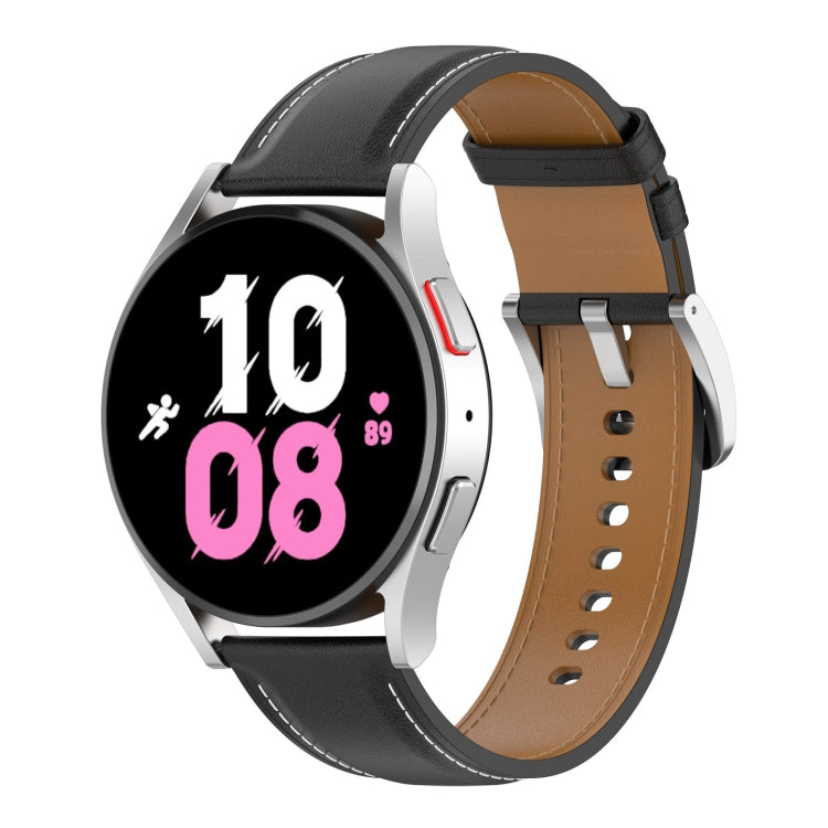 Bracelet de montre en cuir de qualité supérieure, For Samsung Galaxy Watch 5 40mm, For Samsung Galaxy Watch 5 44mm, For Samsung Galaxy Watch 5 Pro 45mm