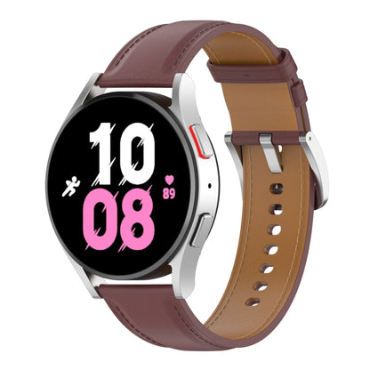 Bracelet de montre en cuir de qualité supérieure, For Samsung Galaxy Watch 5 40mm, For Samsung Galaxy Watch 5 44mm, For Samsung Galaxy Watch 5 Pro 45mm